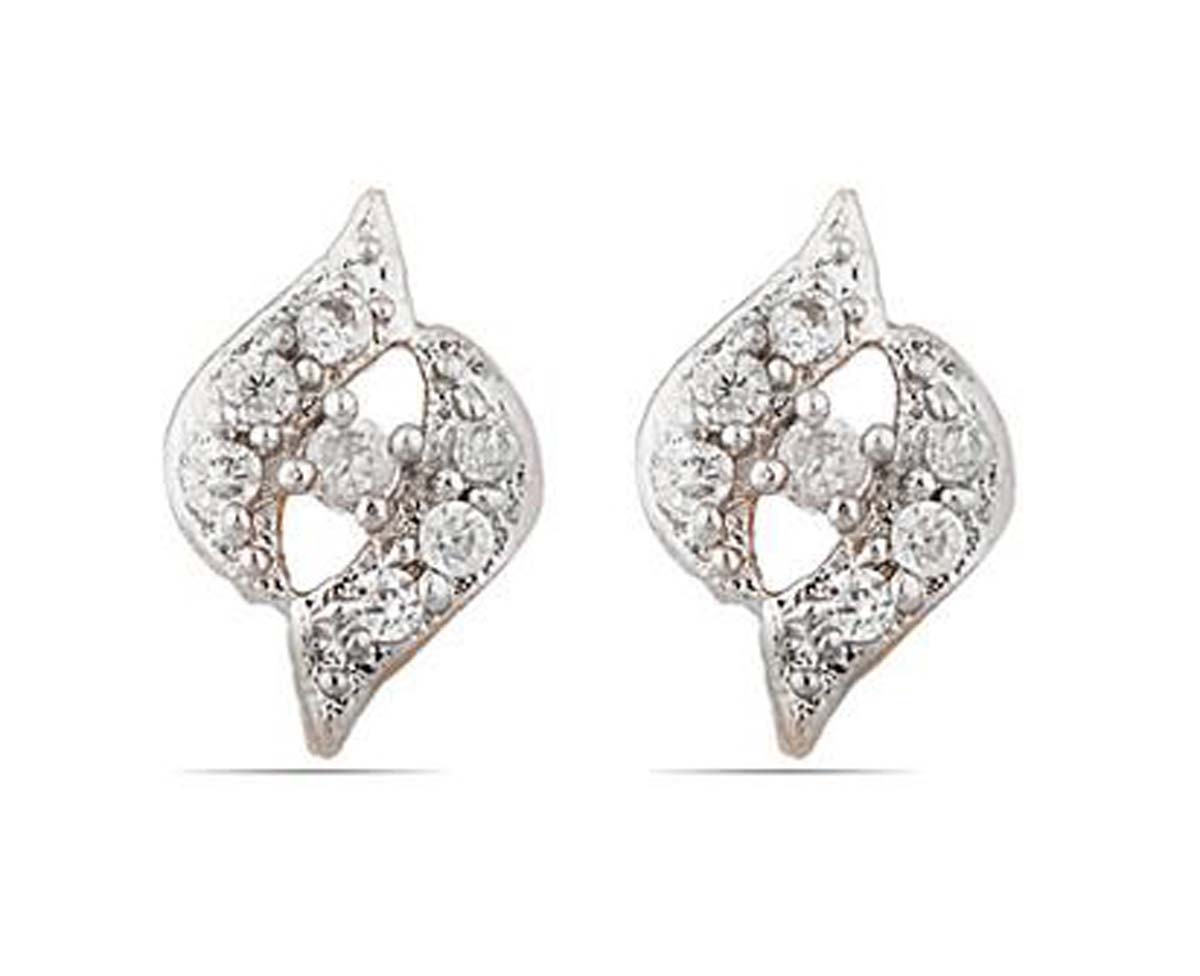 Stud Earrings Set – Conch Shaped – American Diamonds – Exclusive Ear Jewelry Collection – Fashion Accessories