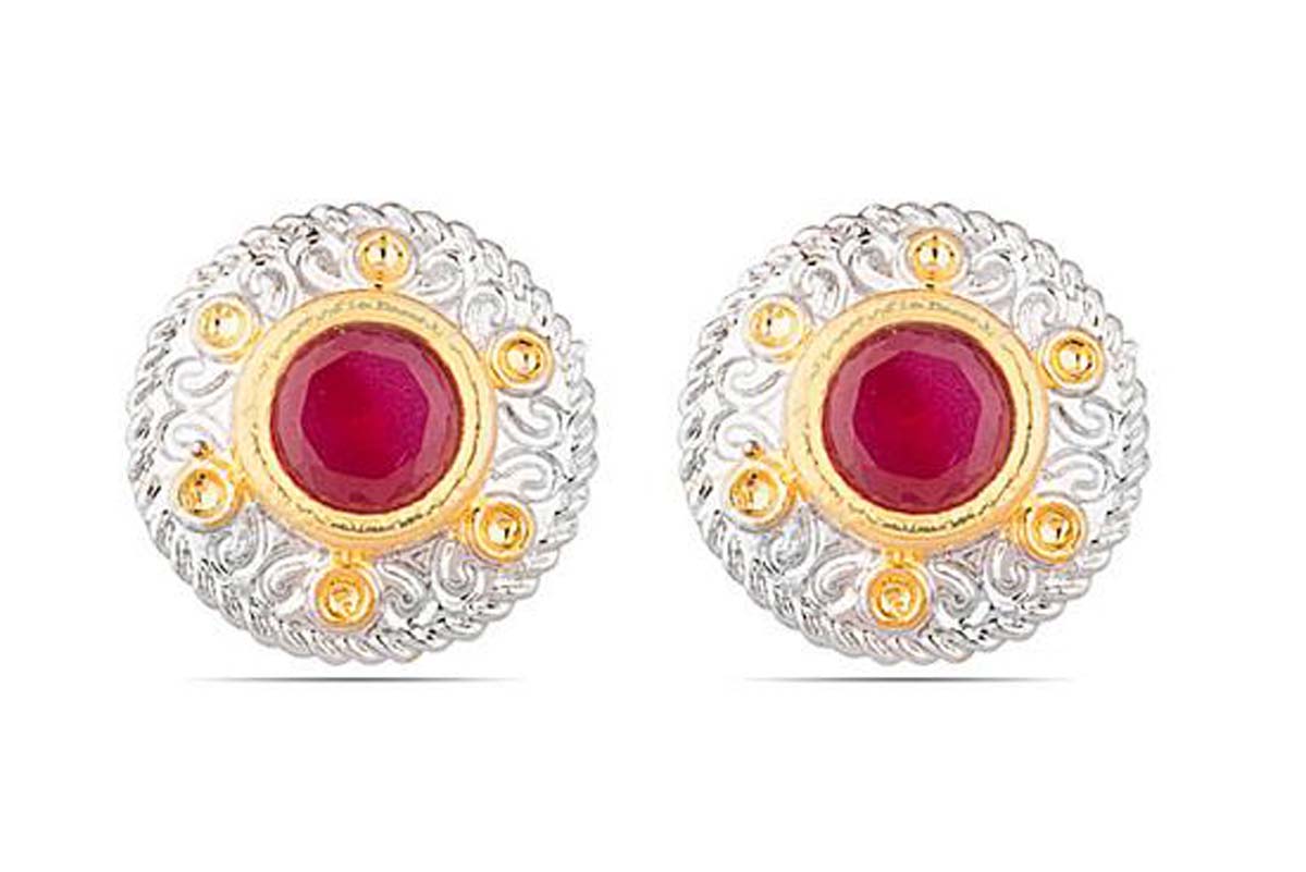 Pair of Ethnic Designer American Diamond Earring Set - Buy in Bulk Wholesale - Source Women Fashion Jewelry & Accessories