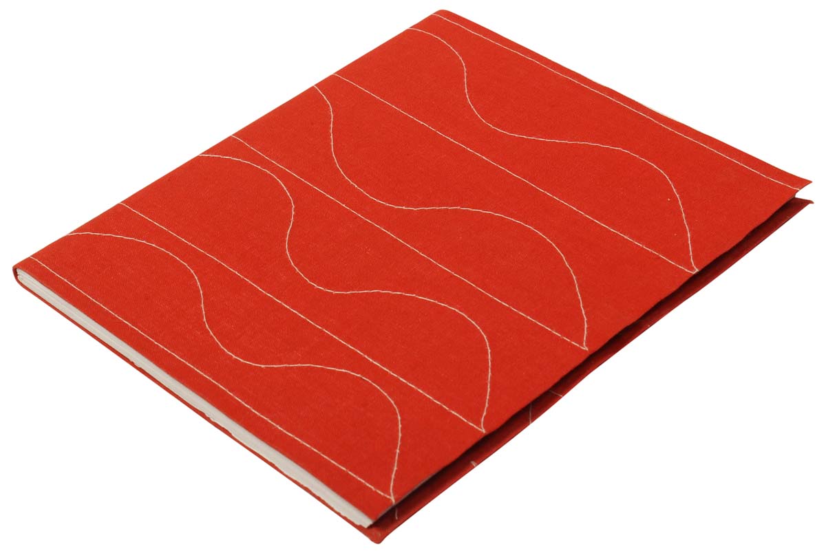 Wholesale Journals & Notebooks – Hand-Bound – Red Cover – Handmade Paper – Journals in Bulk