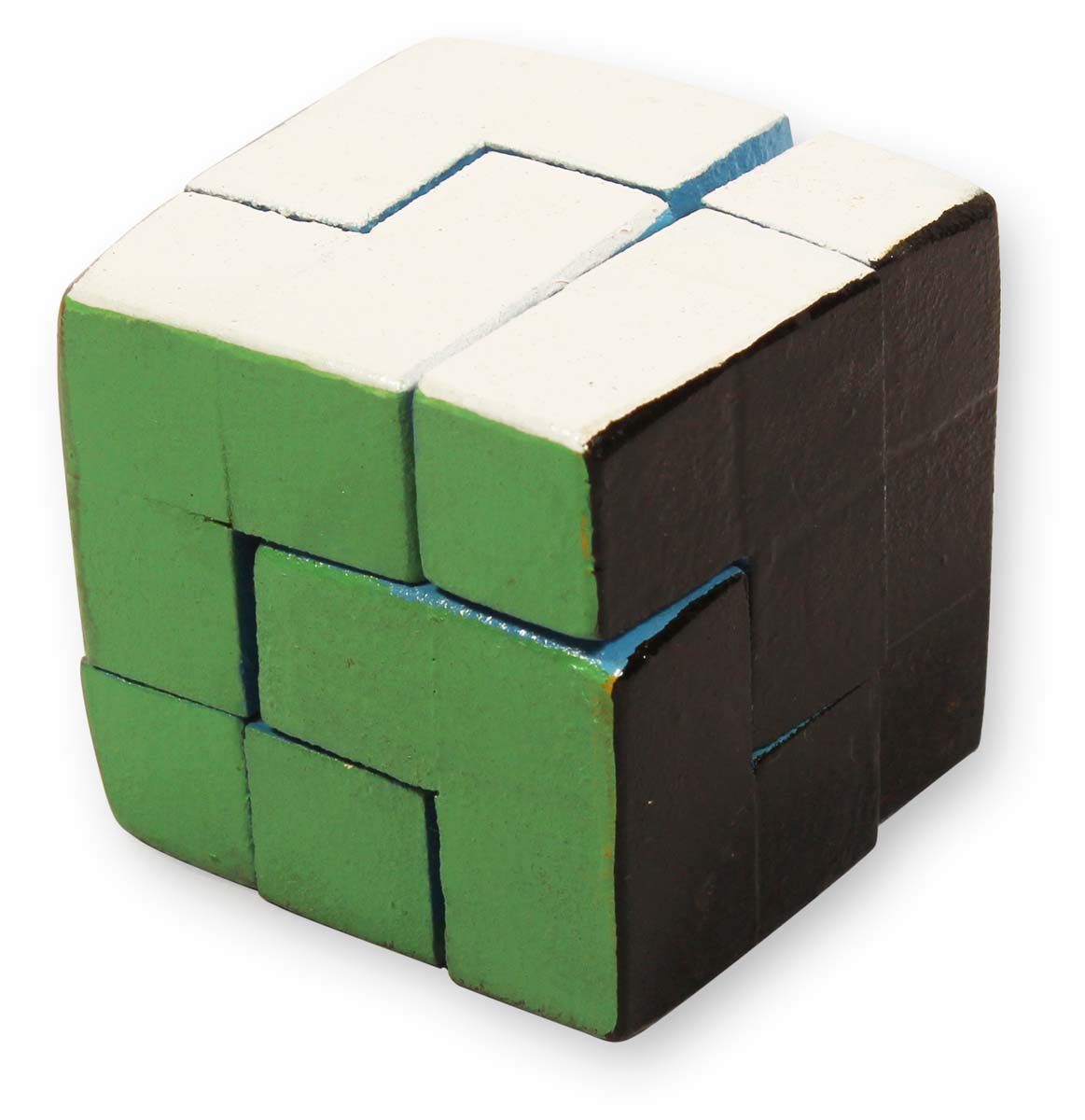 Wholesale Wooden Toys – 3D Jigsaw Puzzle – Multicolored Cube – Kids Toys in Bulk
