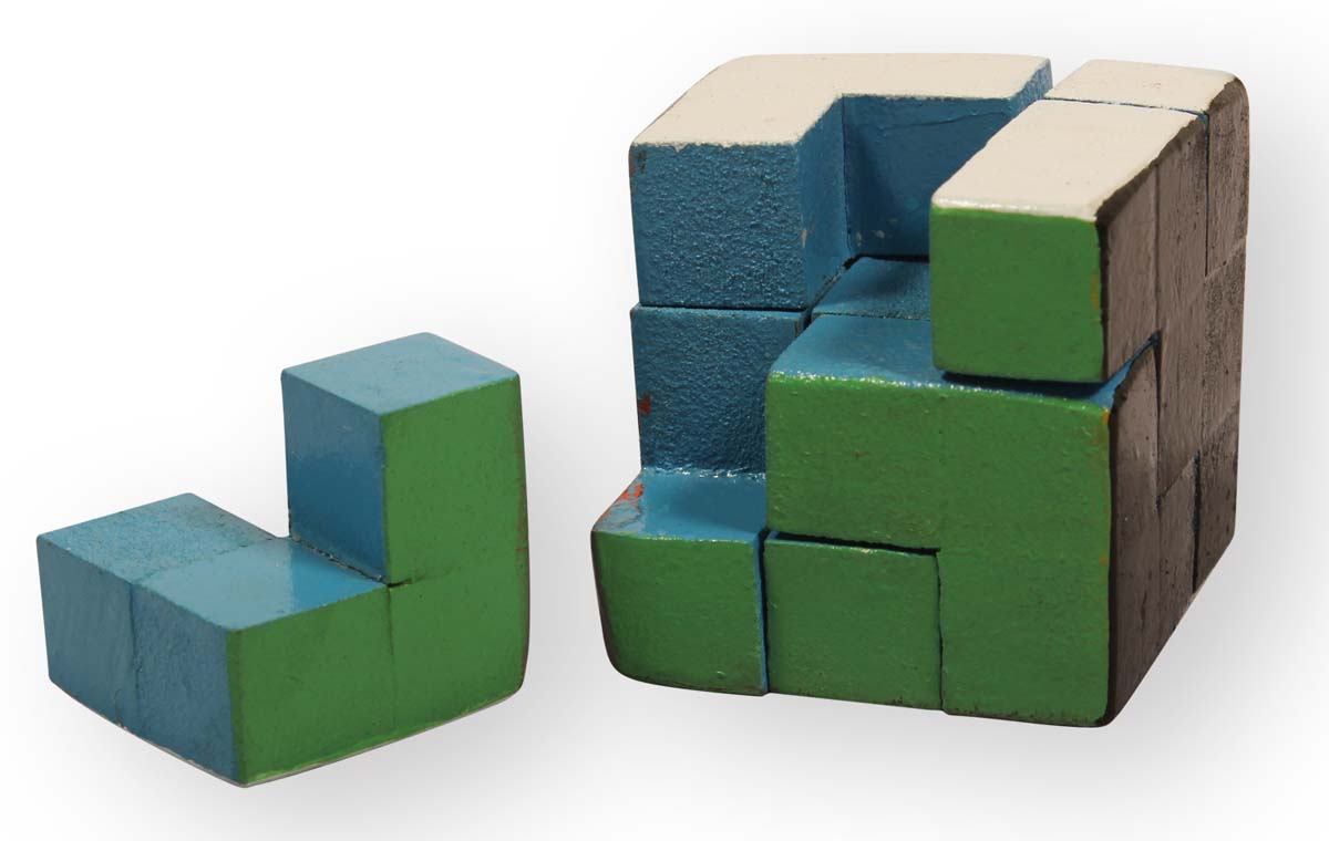 Wholesale Wooden Toys – 3D Jigsaw Puzzle – Multicolored Cube – Kids Toys in Bulk