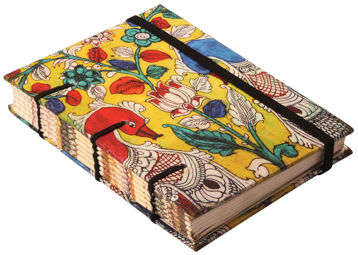 8” Wholesale Floral Journal / Writing Diary in Hardcover with Handmade Papers – Colorful Digital Print – Creative Notebooks / Gifts from India