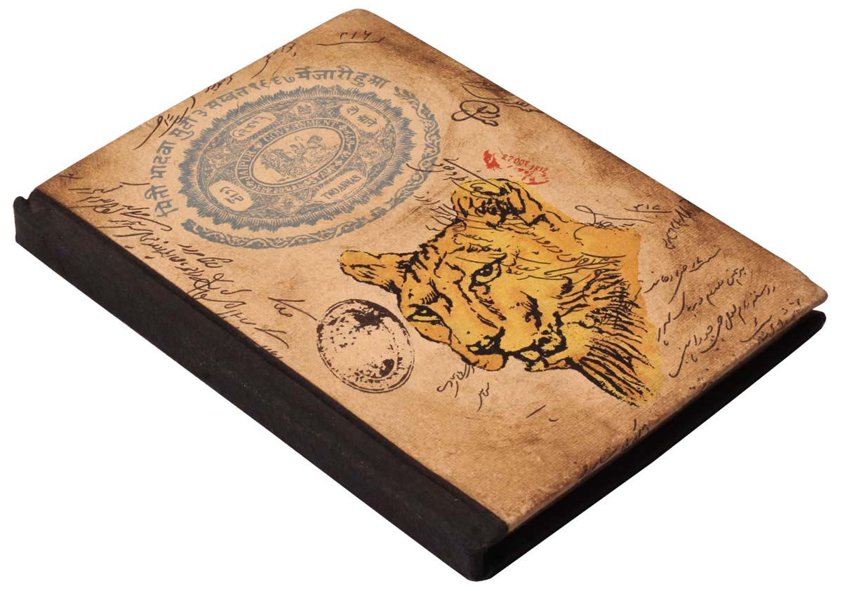 6” Hand-Crafted Lion Journal / Writing Notebook in Bulk at Wholesale – Digital Print - Hardcover – Creative Diaries from India