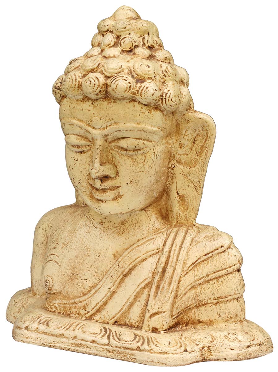 Bulk Religious Figurines – Handmade 14" Lord Buddha Statue in Papier Mache – Wholesale Buddha Statues