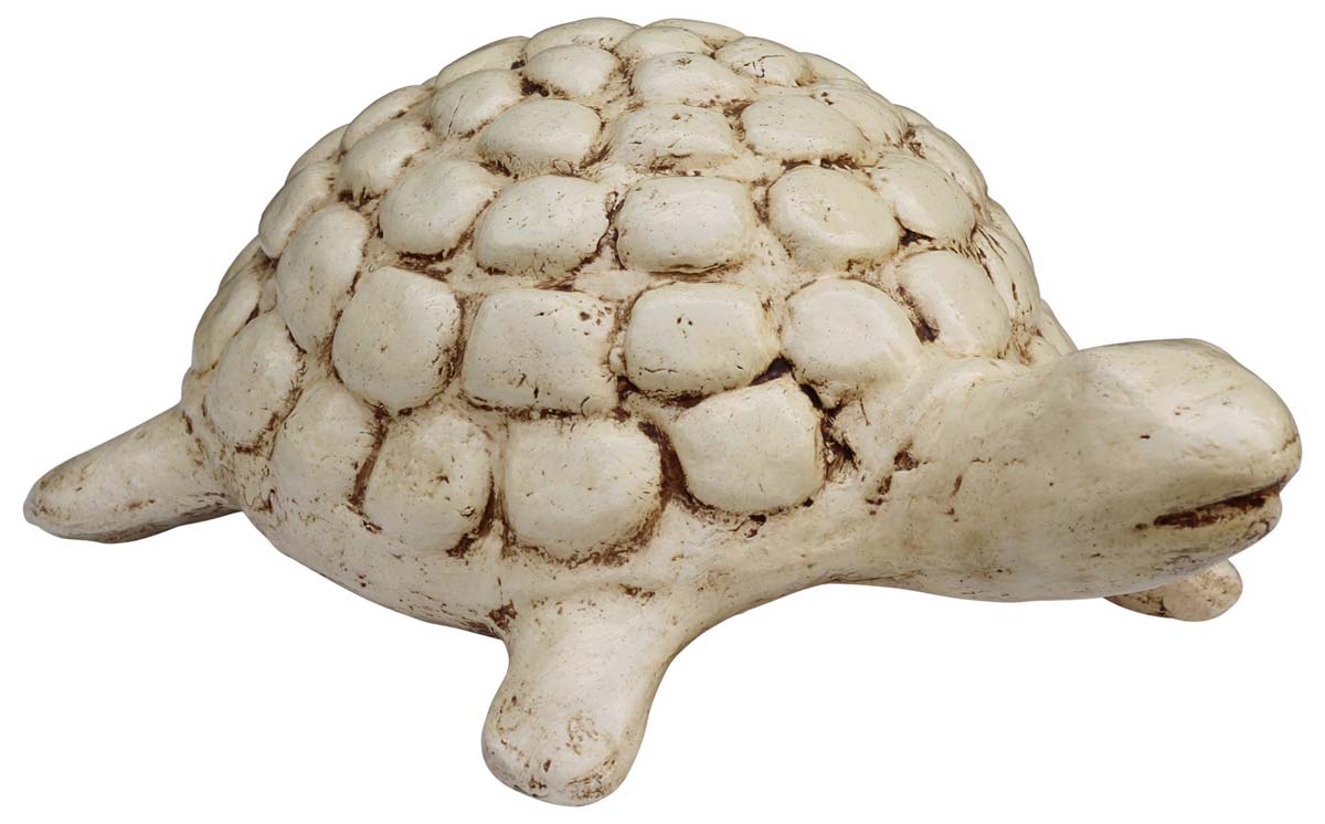 Animal Figurines Bulk – Handmade 12" Tortoise Sculpture in Papier Mache – Recycled – Wholesale Statues 