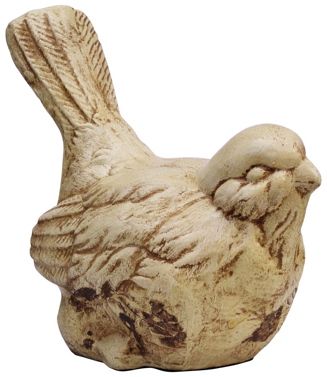 Animal Figurines Bulk – Handmade 11" Pigeon Sculpture in Papier Mache – Recycled – Bulk Bird Figurines 