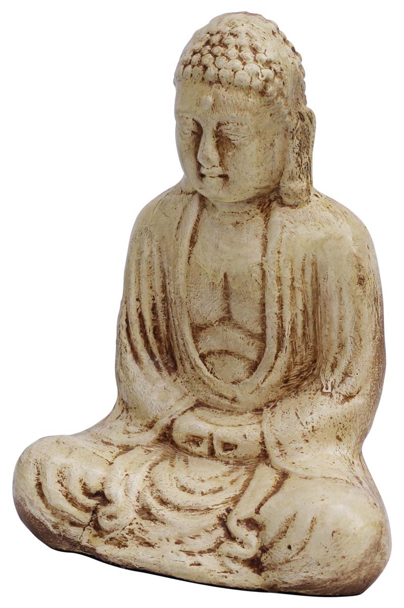Bulk Religious Figurines – 8" Meditating Statue of Lord Buddha – Handmade in Papier Mache – Wholesale Buddha Statues