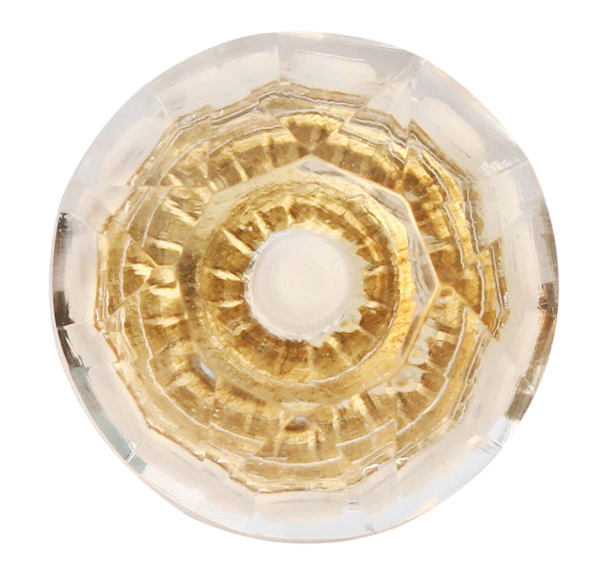 Buy in Bulk Wholesale Set of 6 Glass Knobs & Pulls -  Pulls for Cabinet / Girls Dresser / Kids Cupboard / Kitchen Drawer Handles Handmade in Faceted Clear Glass with Hardware Attached - Decorative Antique Knobs