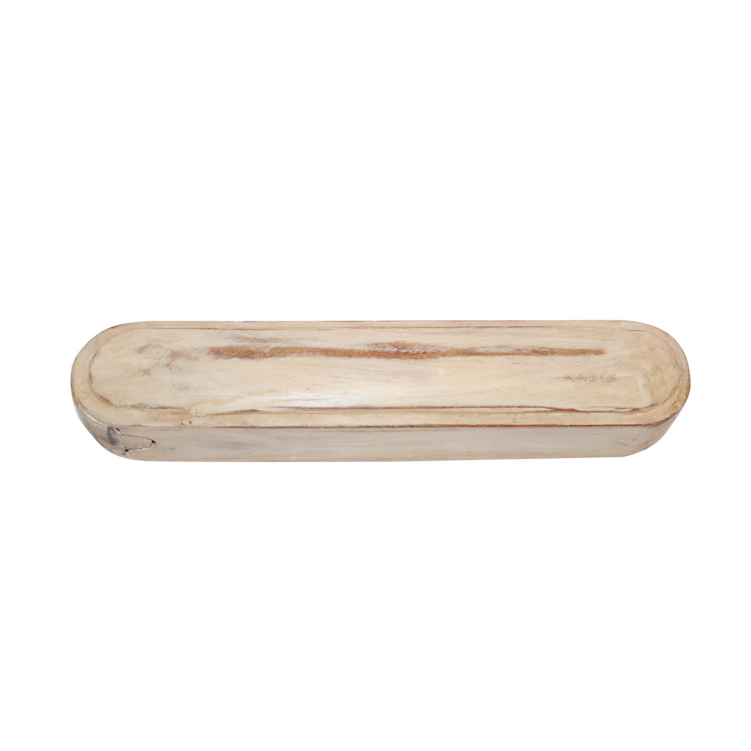 ArtistryBazaar 11"L x 2"W x 2"H inch handmade wooden pen/pencil holder, eco-friendly desk organizer with smooth finish, crafted by skilled local artisans for a simple workspace solution.