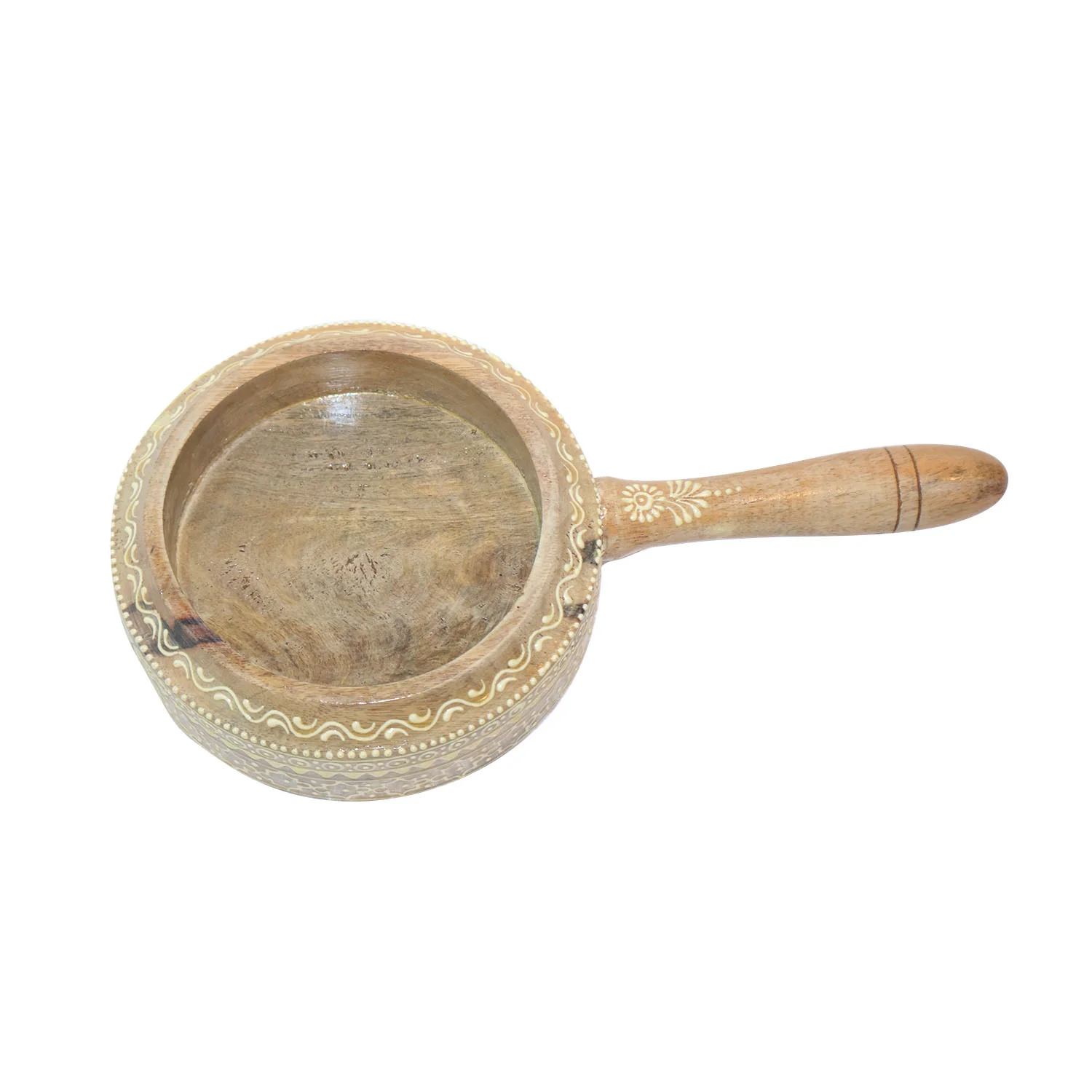 ArtistryBazaar 11"L x 6"W x 2"H inch handmade wooden serving holder, handy for serving sauces, chutneys, spices & dips, a necessary culinary accessory for your dining table & counters.