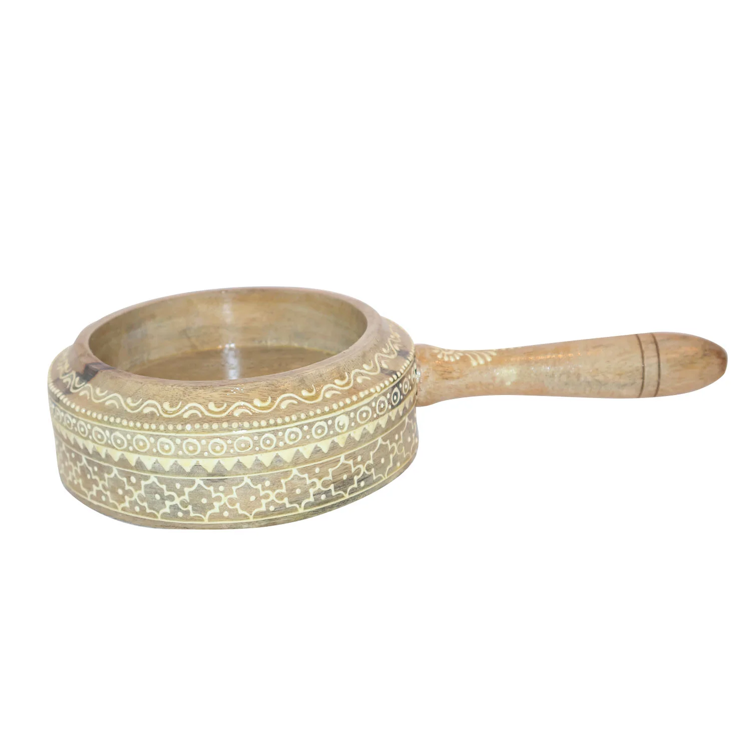 ArtistryBazaar 11"L x 6"W x 2"H inch handmade wooden serving holder, handy for serving sauces, chutneys, spices & dips, a necessary culinary accessory for your dining table & counters.