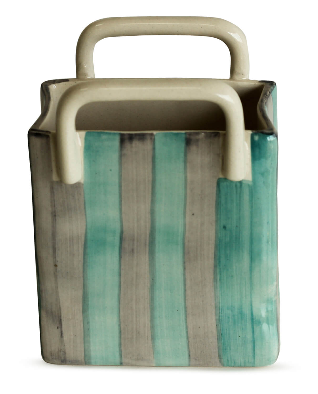 ArtistryBazaar Ceramic Cutlery Holder and Pen Holder with fine Finishing