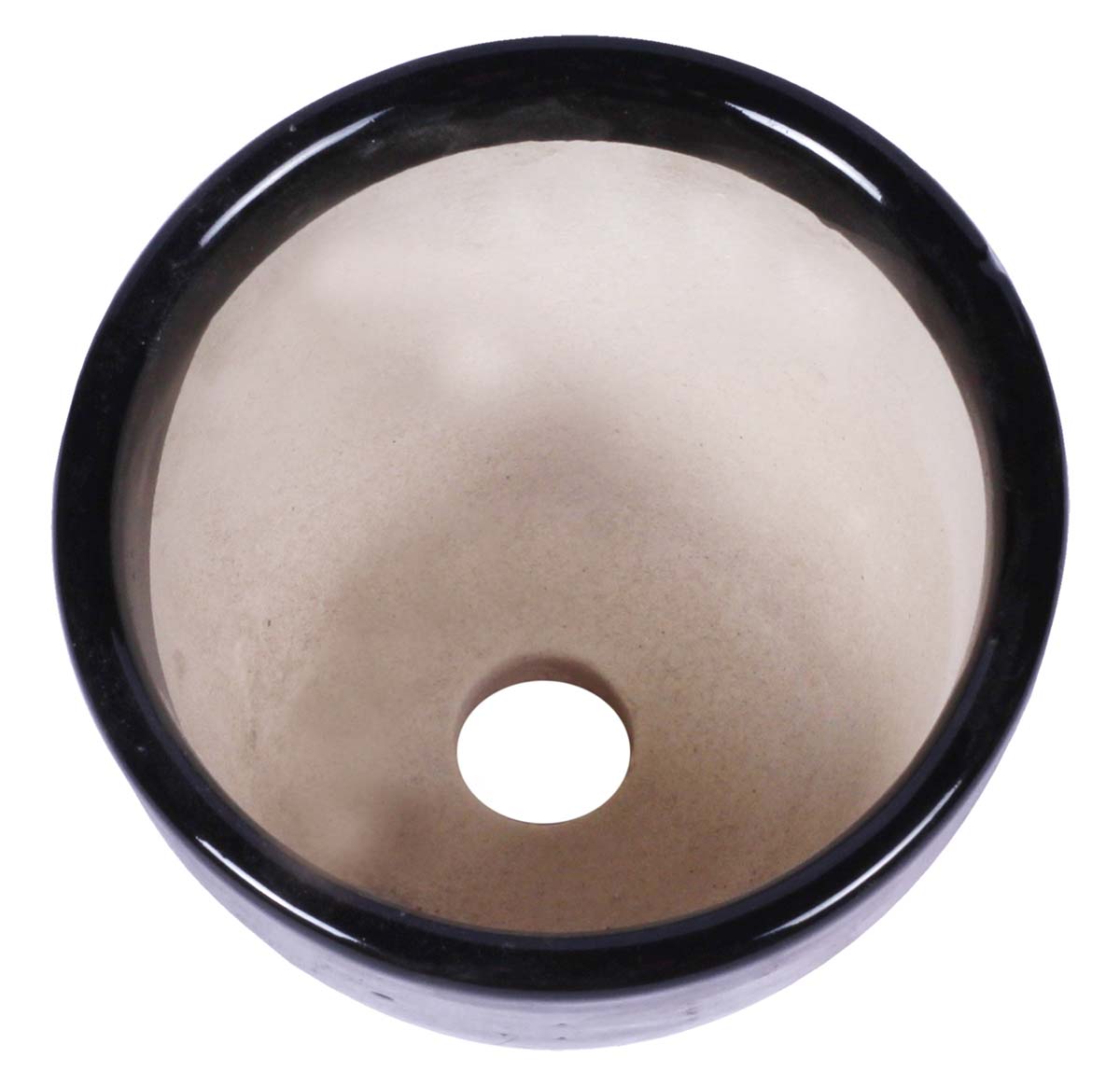 Wholesale Round Ceramic Mini Planter - Hand Painted Black - Drainage Hole – Buy Bulk Garden / Patio / Outdoor / Indoor Décor Accessories