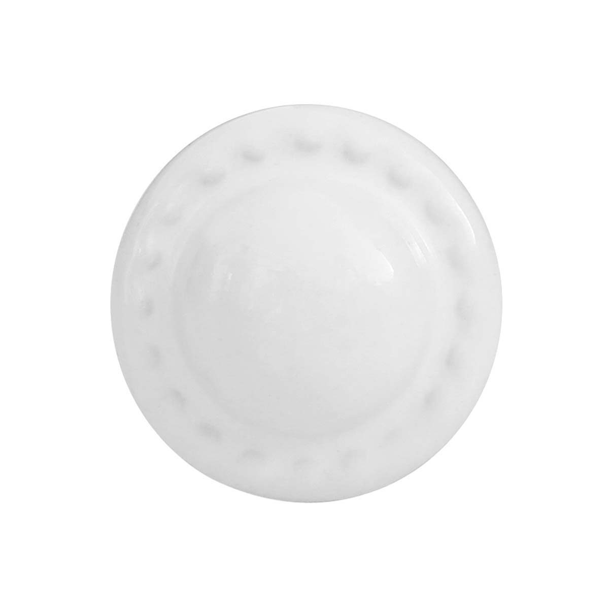Buy in Bulk Wholesale - Set of 6 Ceramic Door Knobs/ Drawer Pulls/ Handles in Snowy White Color Handmade 1.4”