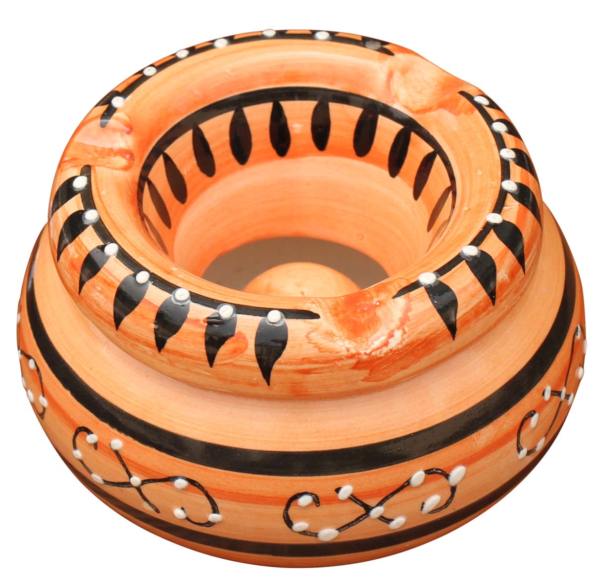 Buy in Bulk Wholesale - Moroccan Style Cigarette Ashtray Handmade 4.6 Inch/Ash Catcher in Ceramic