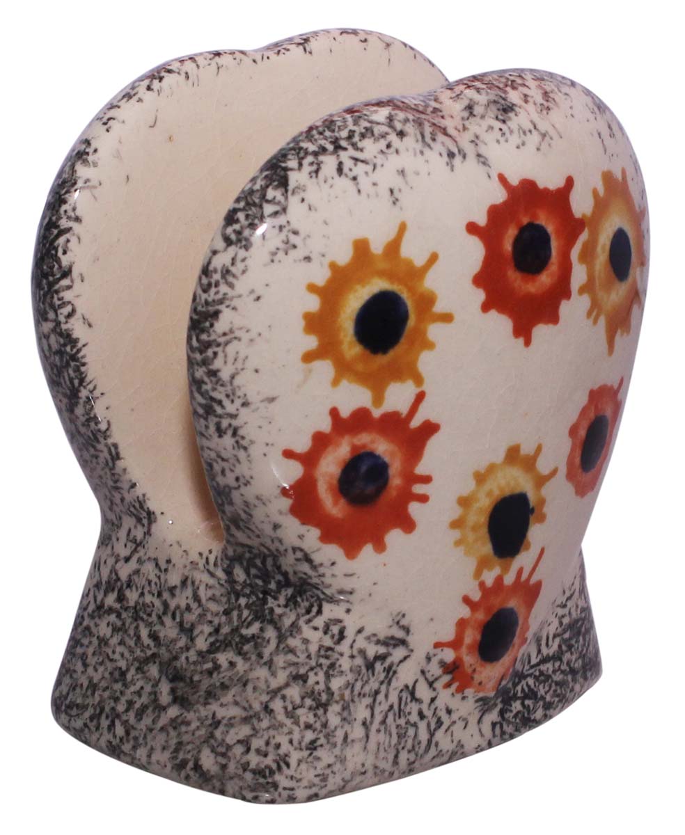 Handmade Ceramic Napkin Holder - Multicolored Heart-Shaped - Table Top / Dinning Accessories & Supplies - Buy in Bulk Wholesale