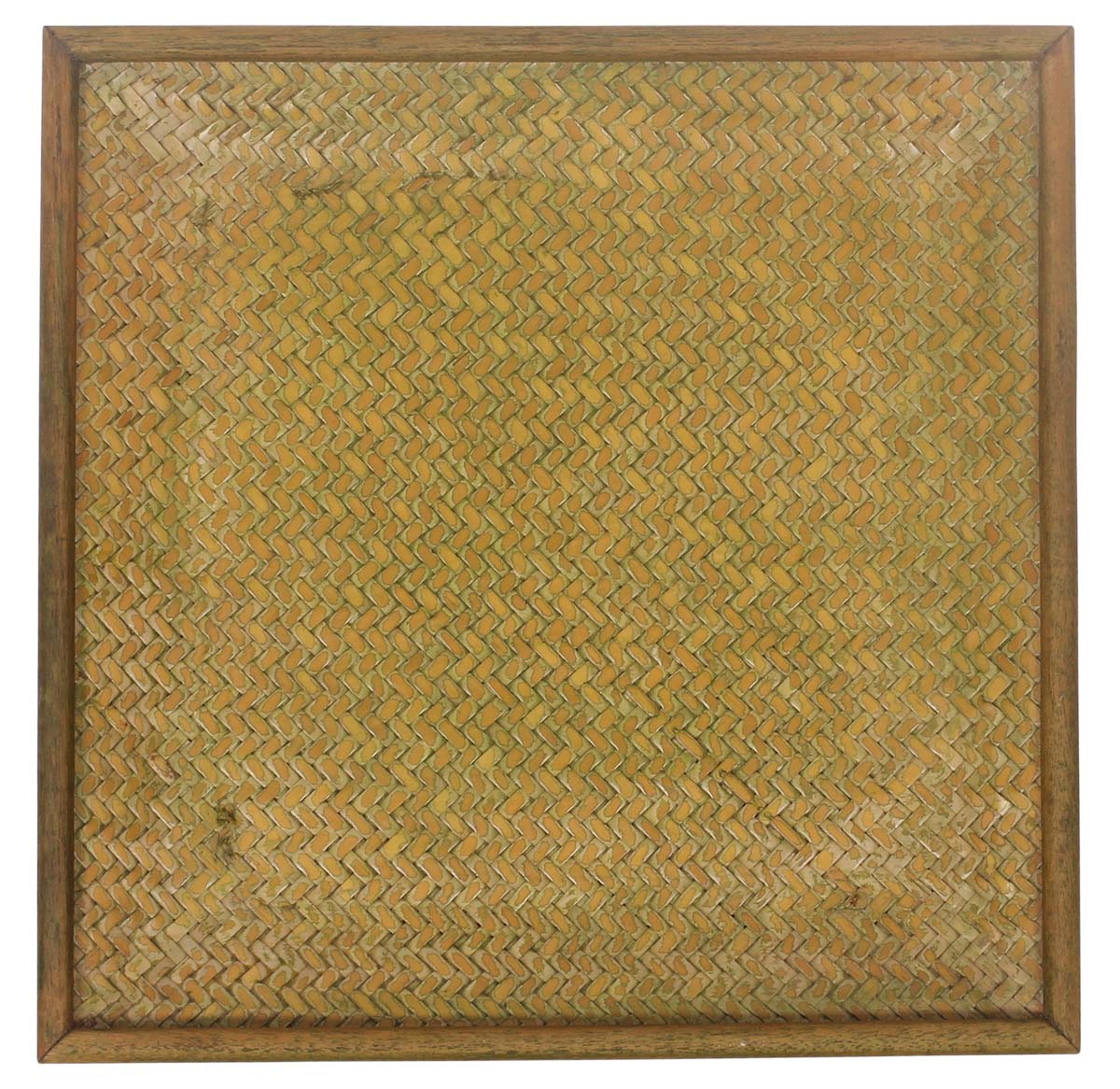 Buy in Bulk Wholesale Catchall Tray - 11" Square-Shaped Light Green & Brown - Handmade in Bamboo - Eco-Friendly - Rustic-Look Home Decor