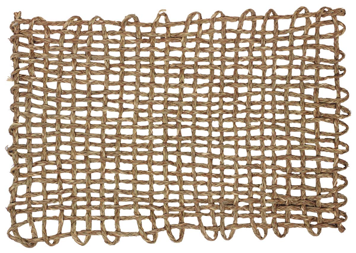 Set of 4 Beige Tablemats – Hand-Woven in Ropes of Sabai Grass – Lattice Pattern – Eco-Friendly Tablemats – Dining Table Accessories – Home Décor  Buy in Bulk Wholesale