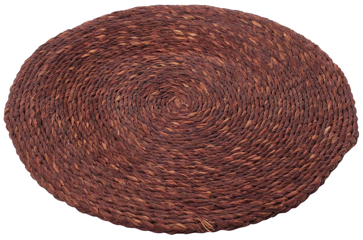 Maroon Placemat – Round-Shaped – Handmade in Sabai Grass – Eco-Friendly – Dining Table Accessories – Home & Kitchen Buy in Bulk Wholesale