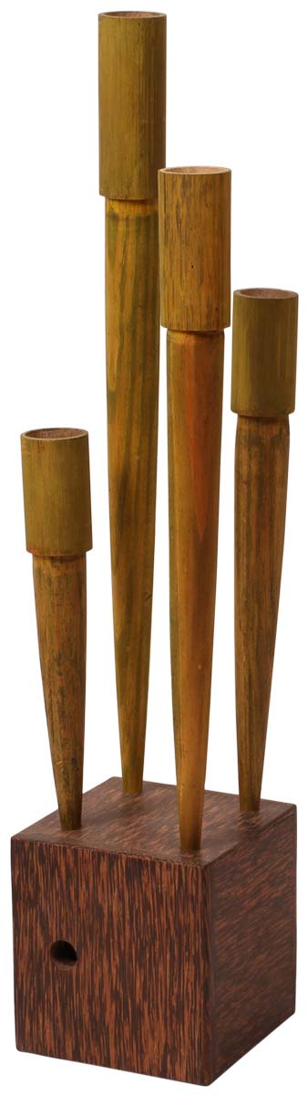 Handmade Wooden Multiple Taper Candle Holder - Table-Top Accessories - Candle Decor - Buy in Bulk Wholesale