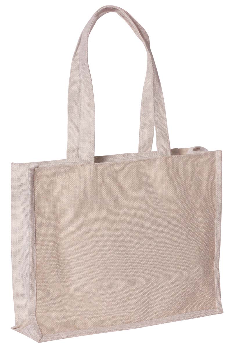 Off-White Handbag / Purse - Handmade in Eco-Friendly Jute - Twin Handles - Fashion Accessories - Buy in Bulk Wholesale