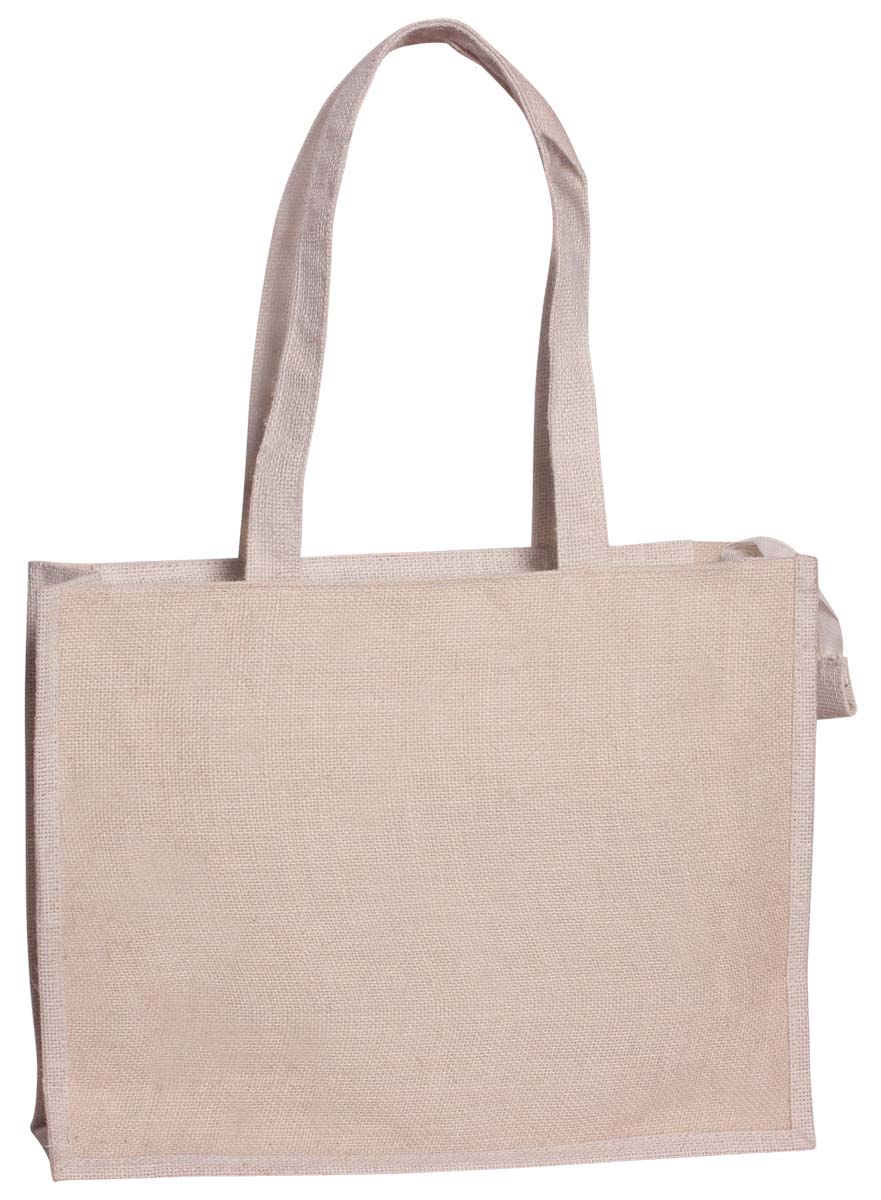 Off-White Handbag / Purse - Handmade in Eco-Friendly Jute - Twin Handles - Fashion Accessories - Buy in Bulk Wholesale