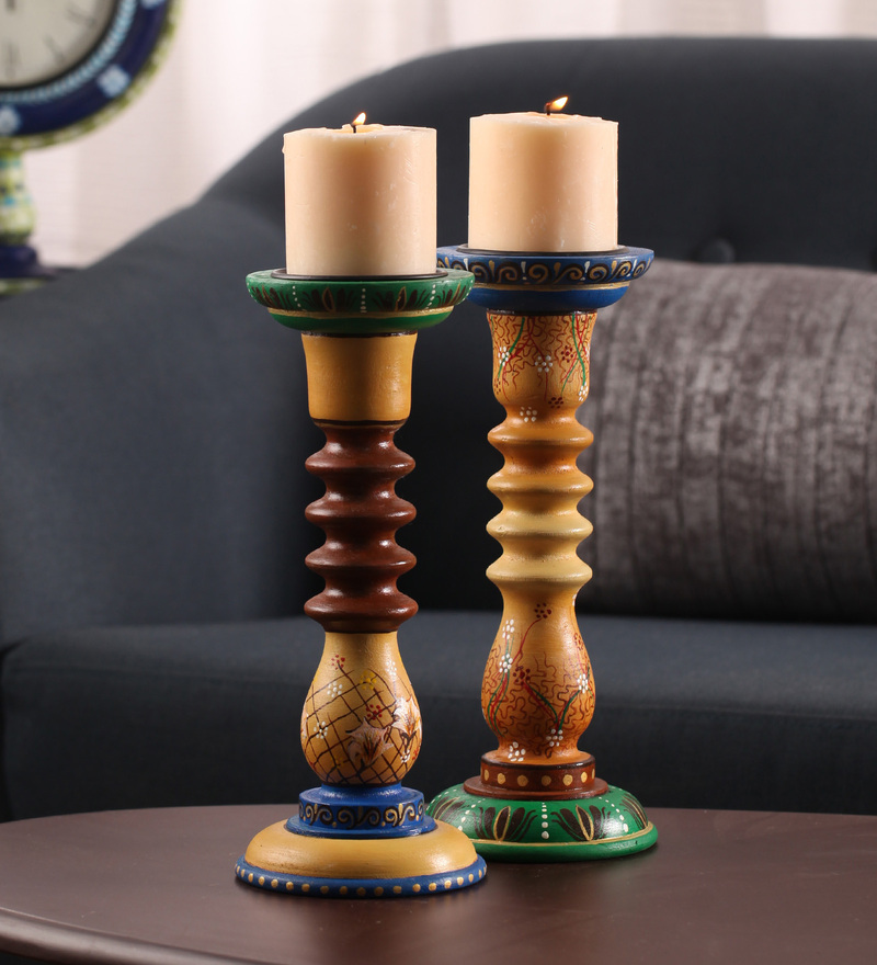 Hand-painted Mughal Dusk Candle Holder - Buy in Bulk Wholesale