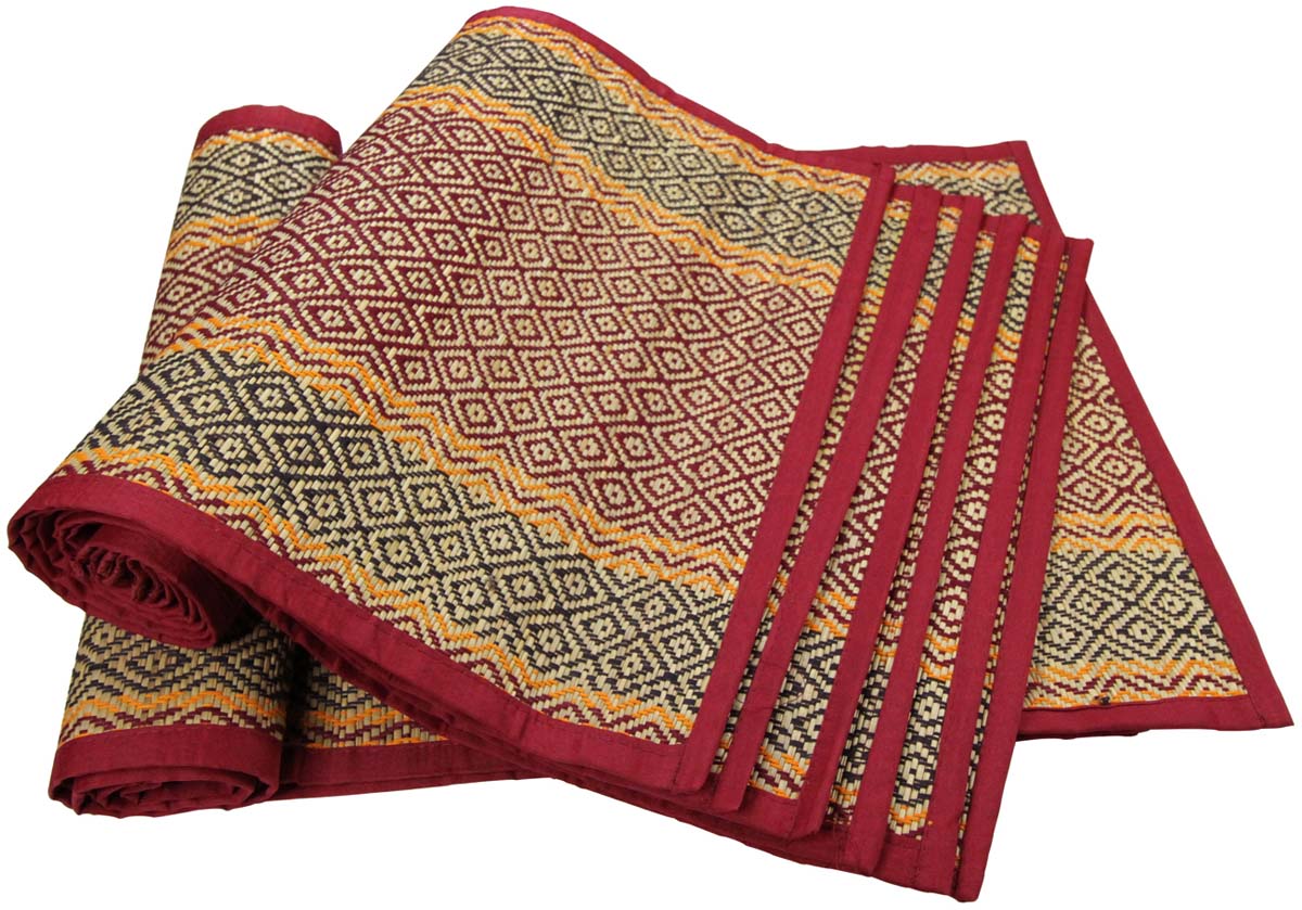 Buy in Bulk Wholesale - Set of 6 Placemats & 1 Table Runner - Dining Table Decor & Accessories