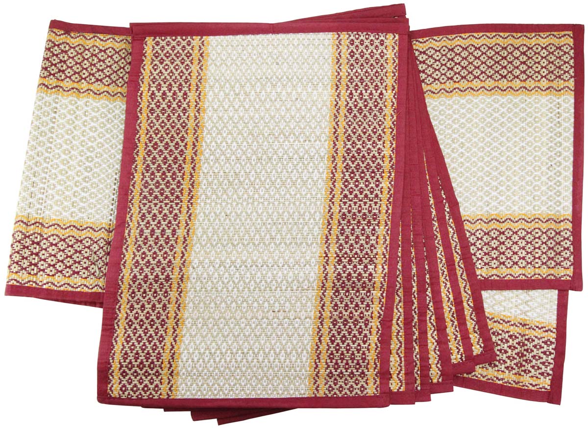 Buy in Bulk Wholesale - Set of 6 Placemats & 1 Table Runner - Dining Table Decor & Accessories