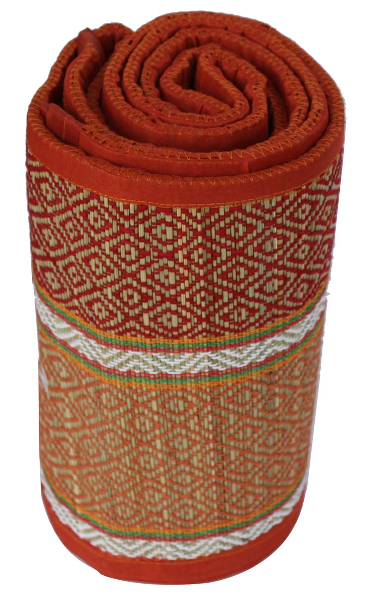 Wholesale Eco-Friendly Yoga Mat in Bulk - Source 3 x 6 Feet Multipurpose Straw Floor Mat - Folding Extra Long and Wide Yoga Mat/Beach Mat from India