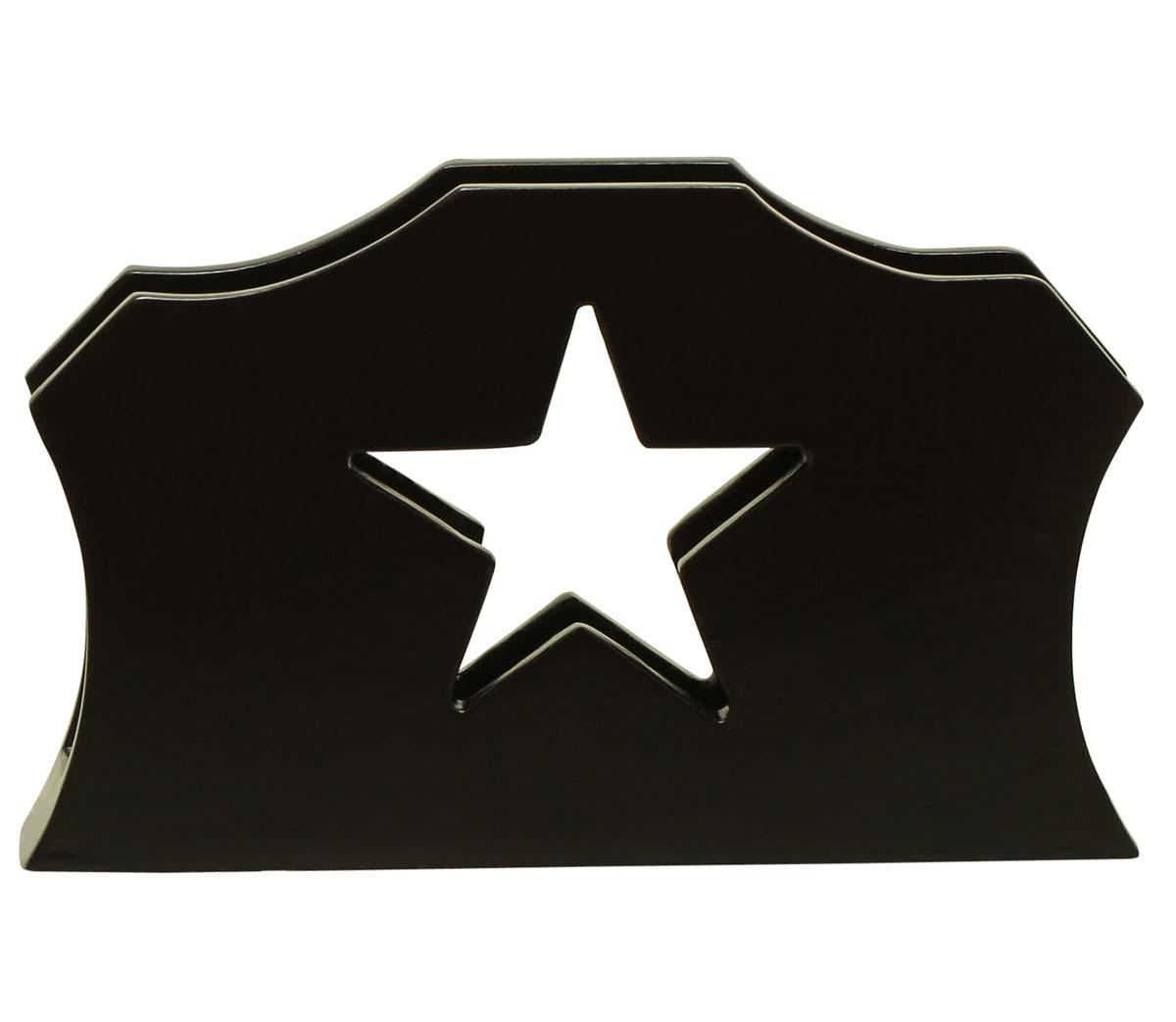Buy in Bulk Wholesale Abstract MDF Napkin Holder/ Tissue Paper Organizer with Star Design Handmade 5.6”