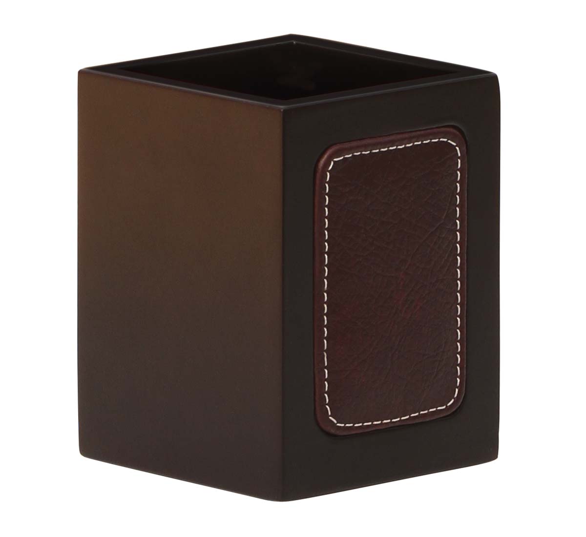 Buy in Bulk Wholesale - MDF Pen Holder/ Desk Organizer Handmade 4 Inch with Leather Work