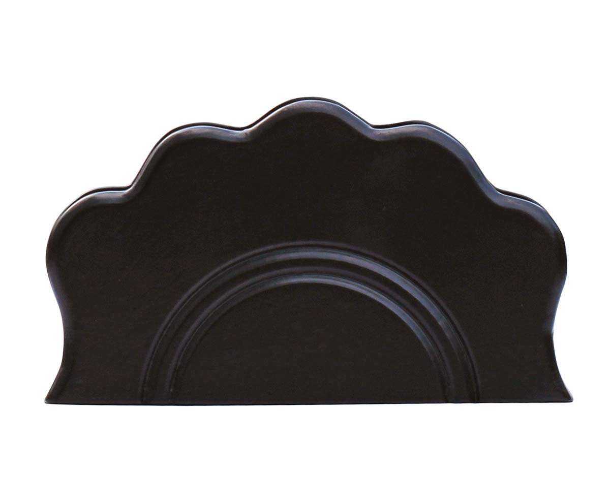 Buy in Bulk Wholesale Handmade 7.6” Napkin/Tissue Holder in Dark Brown MDF - Dining & Kitchen Accessories