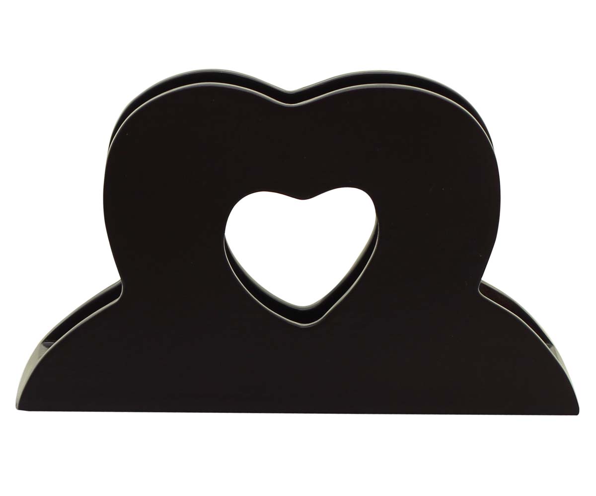 Buy in Bulk Wholesale MDF Napkin Holder/ Tissue Paper Organizer 6.6" Handmade in Heart Shape