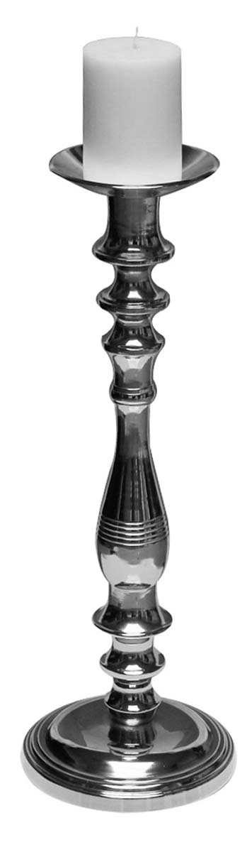 Bulk Wholesale 20” Handmade Silver Color Tall Candle Stand in Metal – Stylish Holders for Pillar Candles – Home Décor