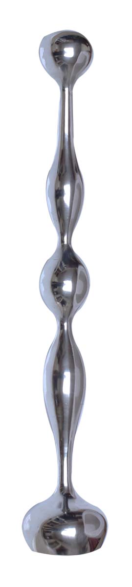 Bulk Wholesale 19.5" Handmade Taper Candle Stand / Holder in Metal with Silver Color Finish – Interior Decorating Items – Home / Office Décor