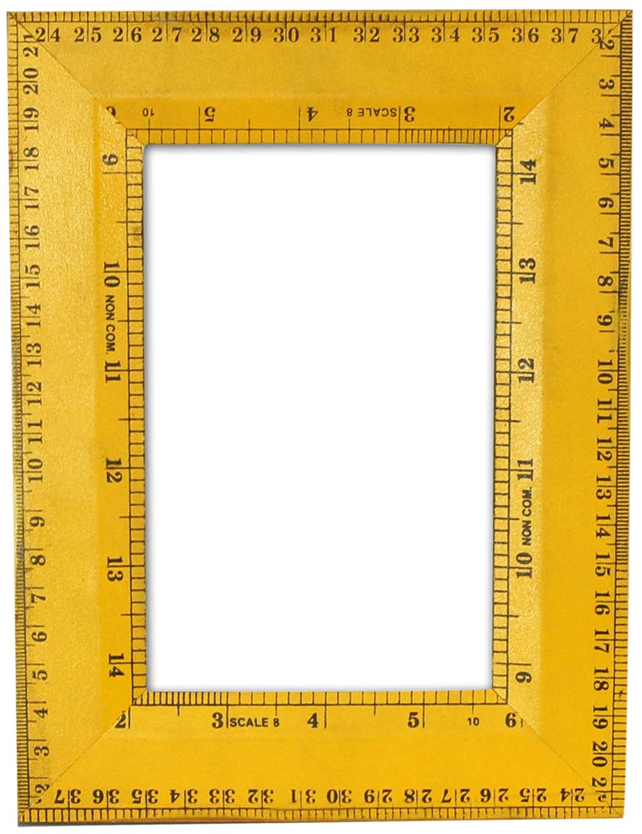 Bulk Buy 4x6 Inches Picture Frame in Measuring Scale Pattern - Wholesale Handmade MDF Photo Frame - Home Decor Creative Picture Holders/Photo Frames & Thoughtful Gifts from India
