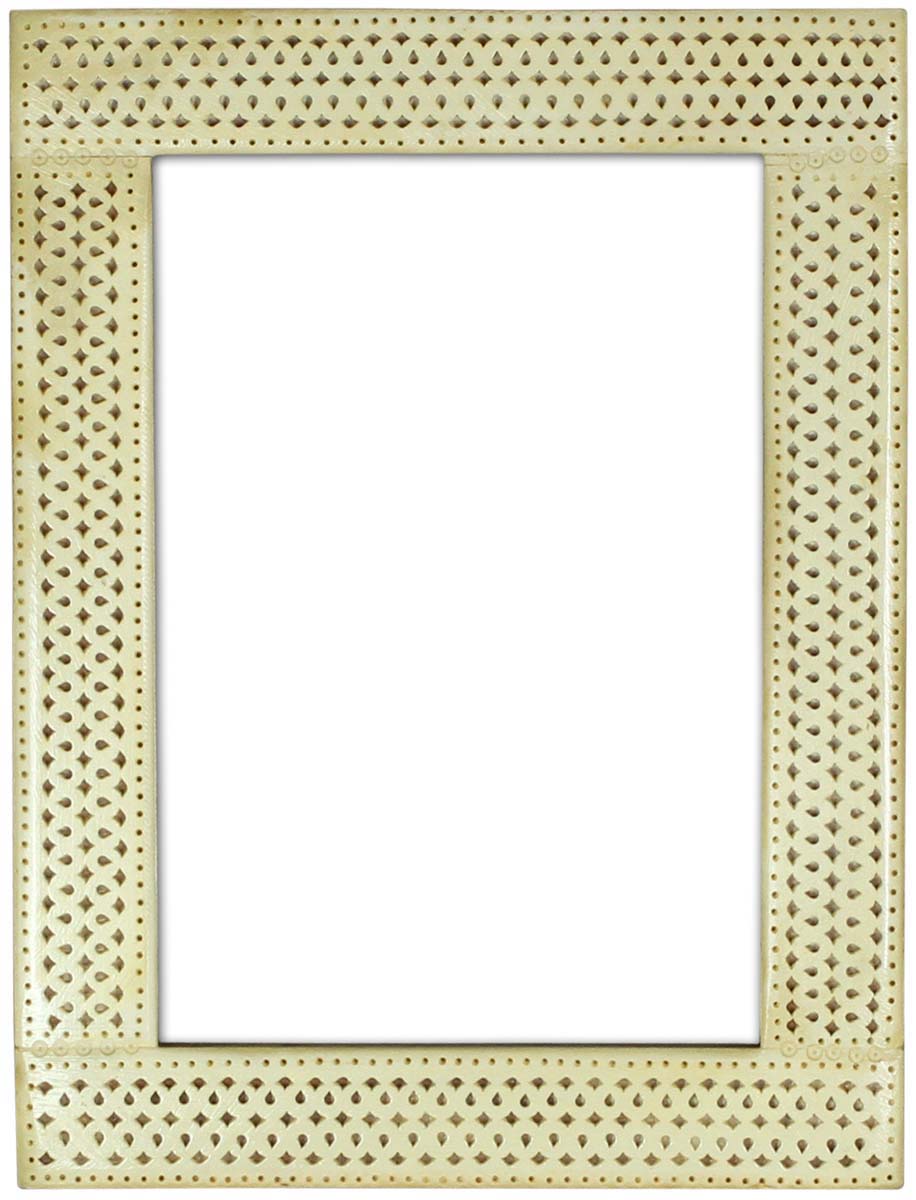 Wholesale 5x7” Picture/Photo Frame - Buy Bulk MDF & Bone Inlay With Carved Floral Pattern Open-Work Art - Home Decor Accessories & Gifts