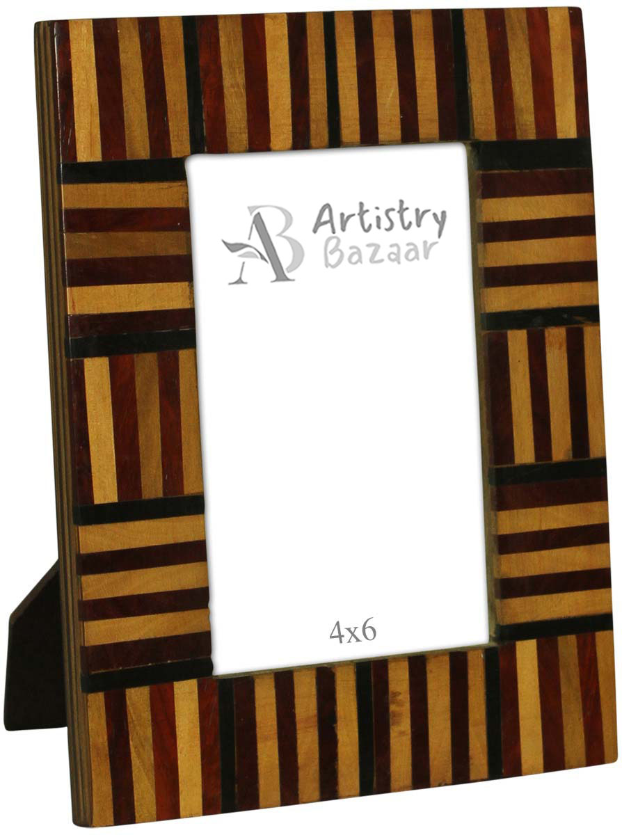 Wholesale 4x6 Inches Picture Frame - Bulk Source Handmade Dual Shade Photo Frame in MDF - Home Decor Picture Frames from India