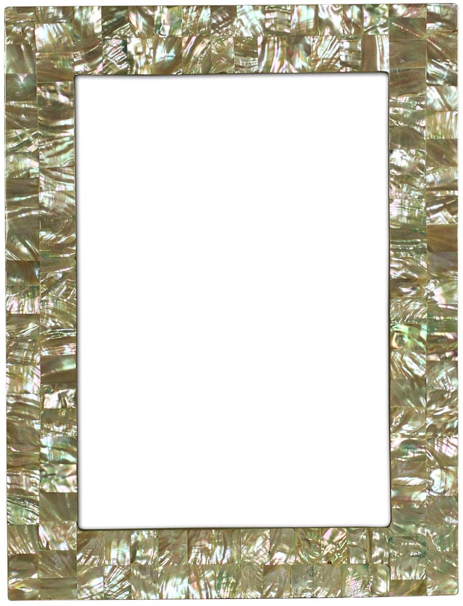 Wholesale Golden Color 5x7 Photo/Picture Frame in MDF & Mother of Pearl in Bulk - Source Handmade Rectangular Photo Frame - Home Decor Picture Frame from India