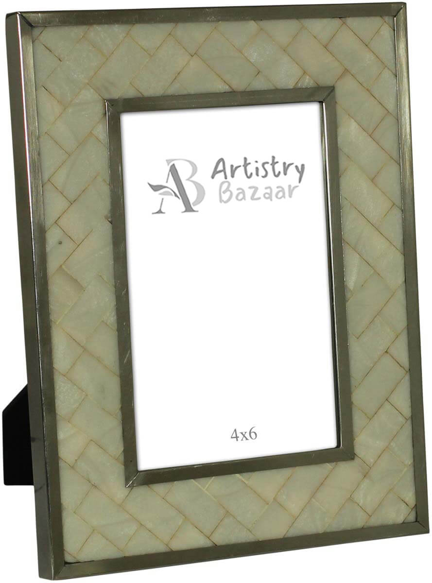 Wholesale Rectangular 4x6 Photo/Picture Frame in MDF & Resin - Bulk Buy Handmade Photo Frame - Home Decor Picture Frame from India