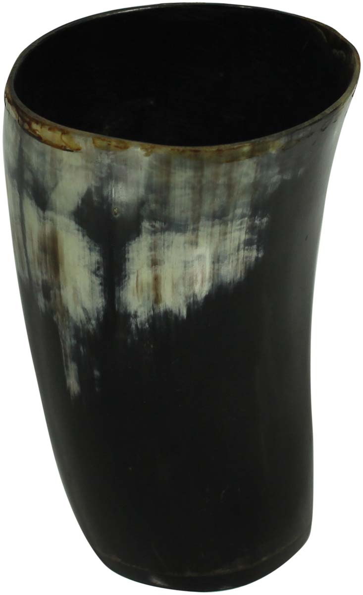 Free-Form Tumbler Shaped Decorative Showpiece in Animal Horn - Tribal Style Home Decor - Buy in Bulk Wholesale