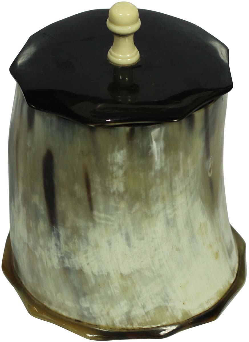 Storage Box in Free-Form Tumbler Shape - Animal Horn Products - Decorative Containers - Buy in Bulk Wholesale
