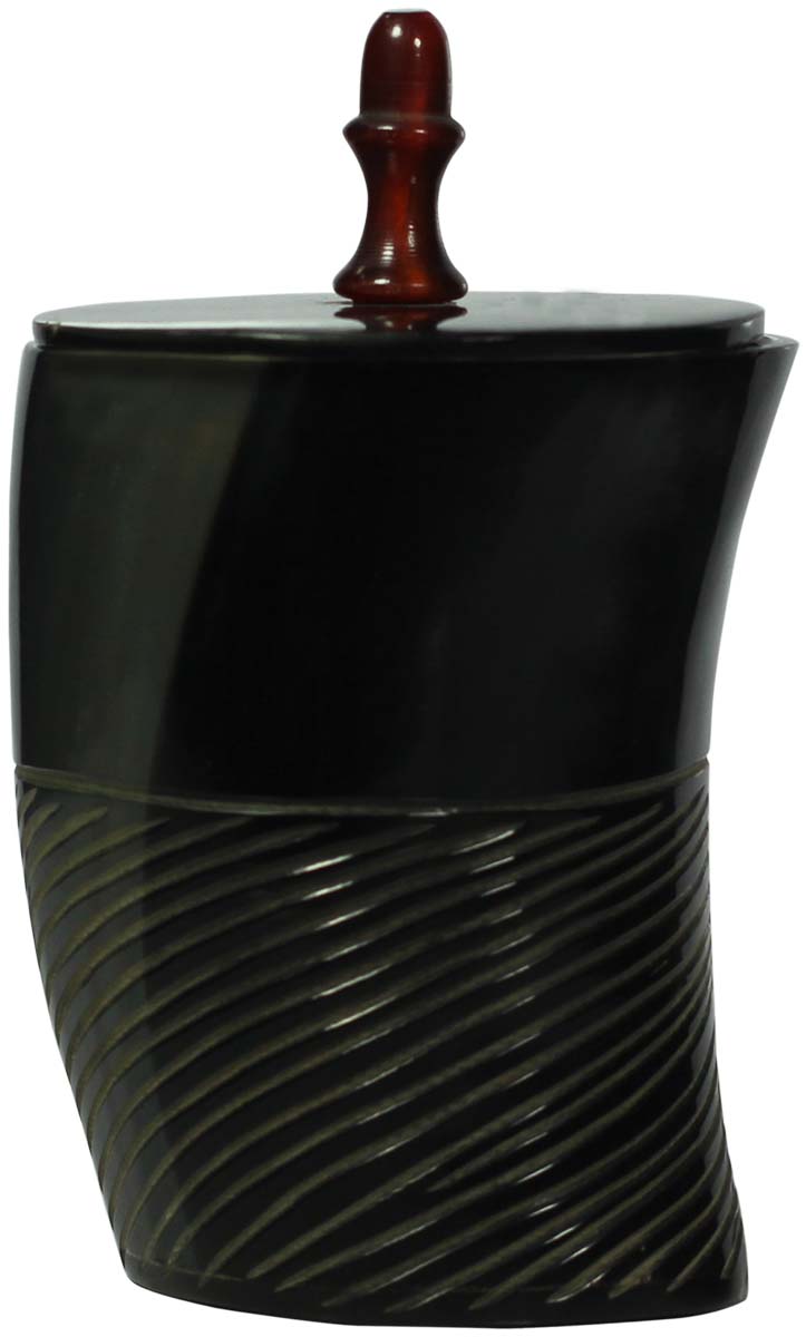 Tumbler with a Lid in Shades of Brown - Natural Animal Horn - Home / Office Decor - Buy in Bulk Wholesale