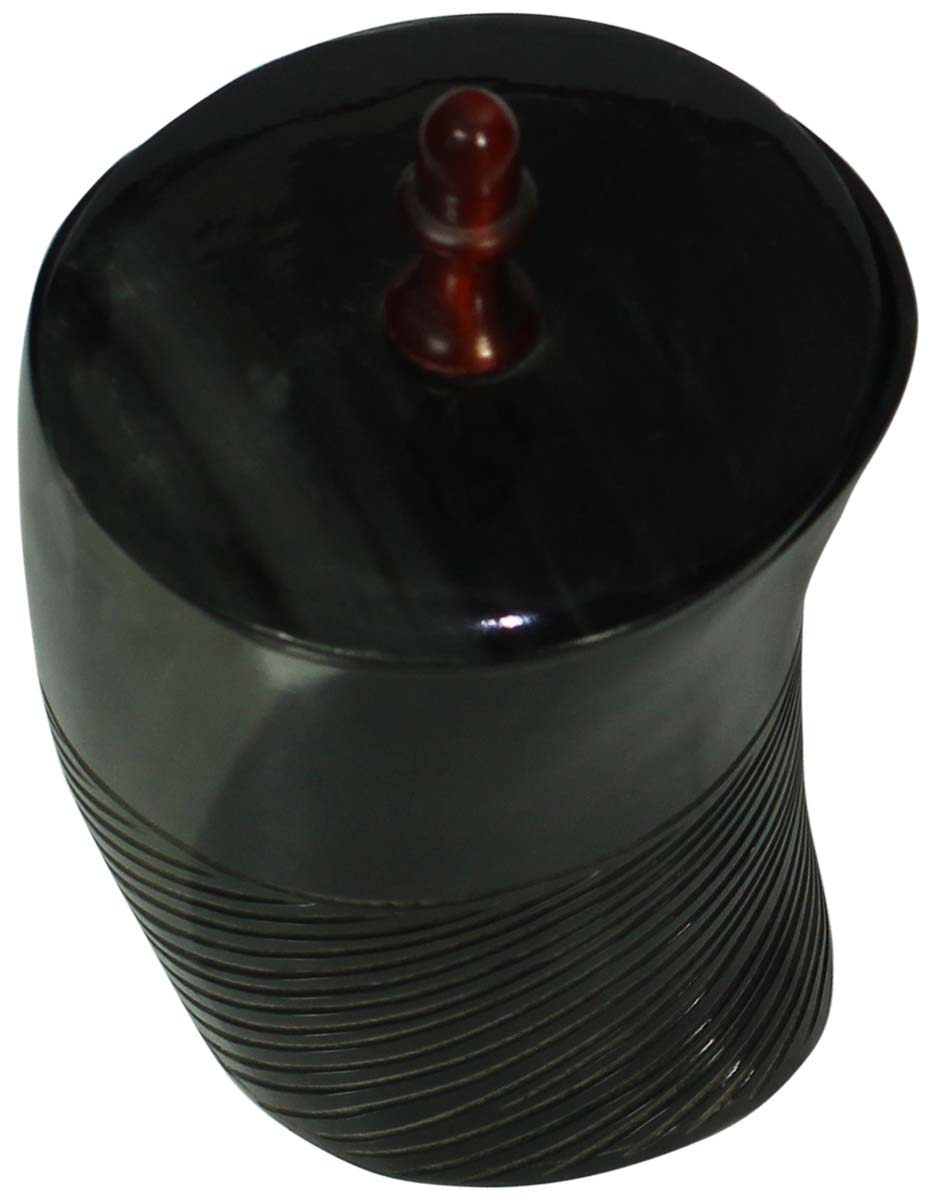 Tumbler with a Lid in Shades of Brown - Natural Animal Horn - Home / Office Decor - Buy in Bulk Wholesale