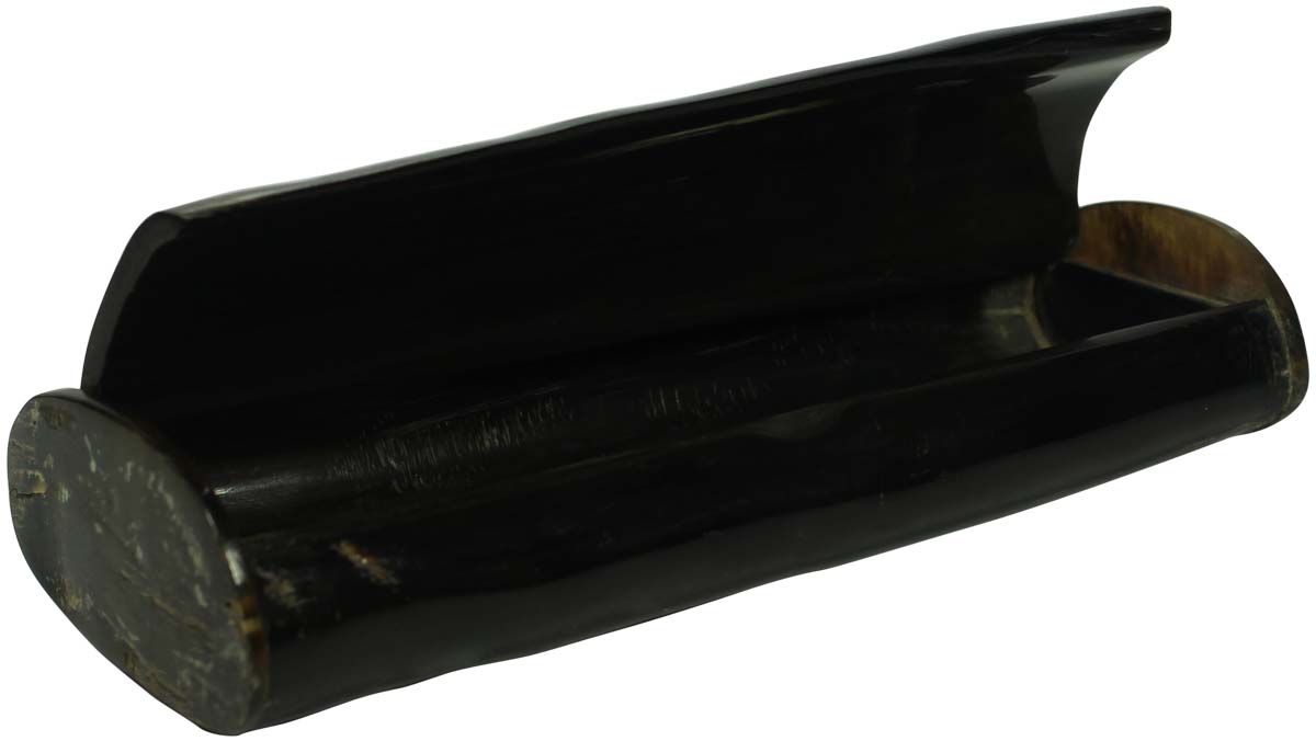 Pencil Box / Holder in Natural Animal Horn - Desk Accessories / Office Decor - Buy in Bulk Wholesale