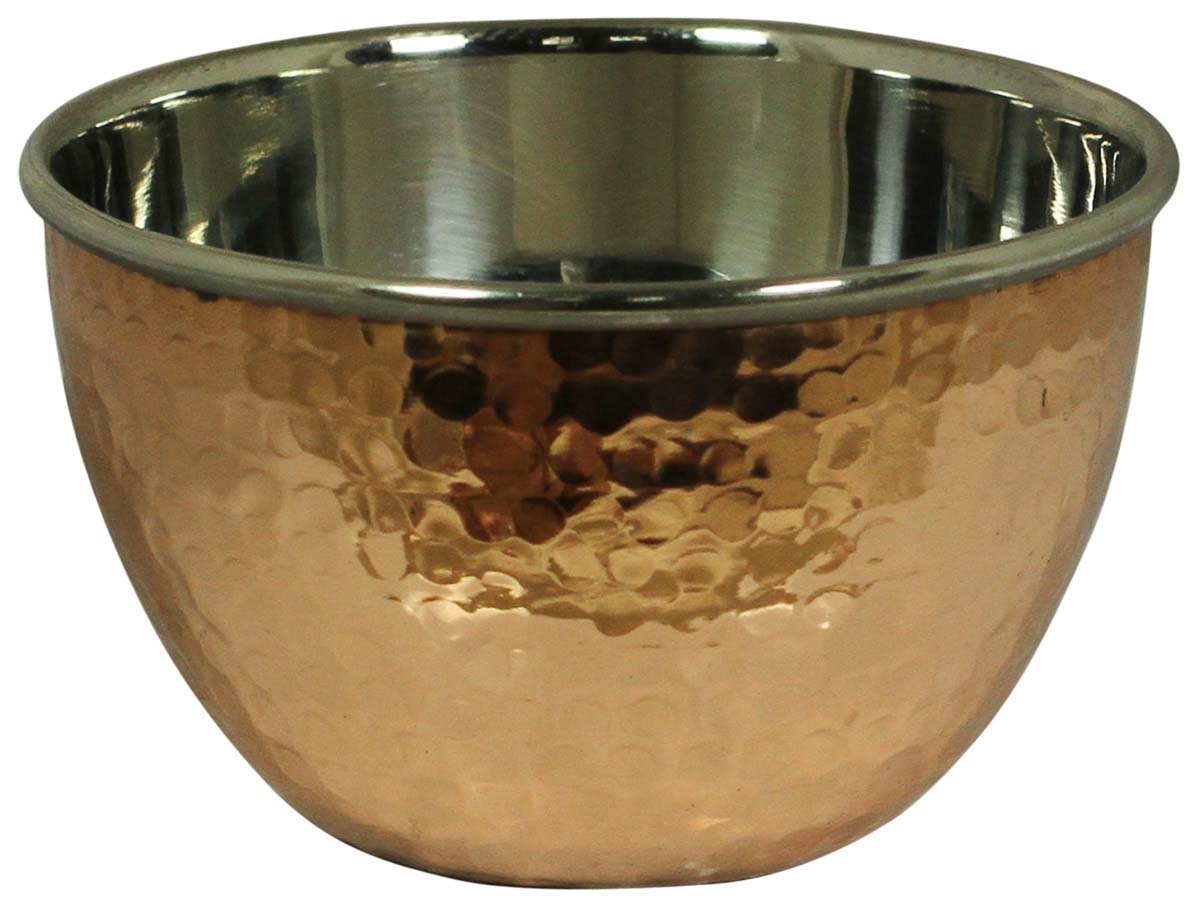 Serving Bowl in Stainless Steel & Hammered Copper – Kitchen Accessories – Tableware / Serveware  Buy in Bulk Wholesale