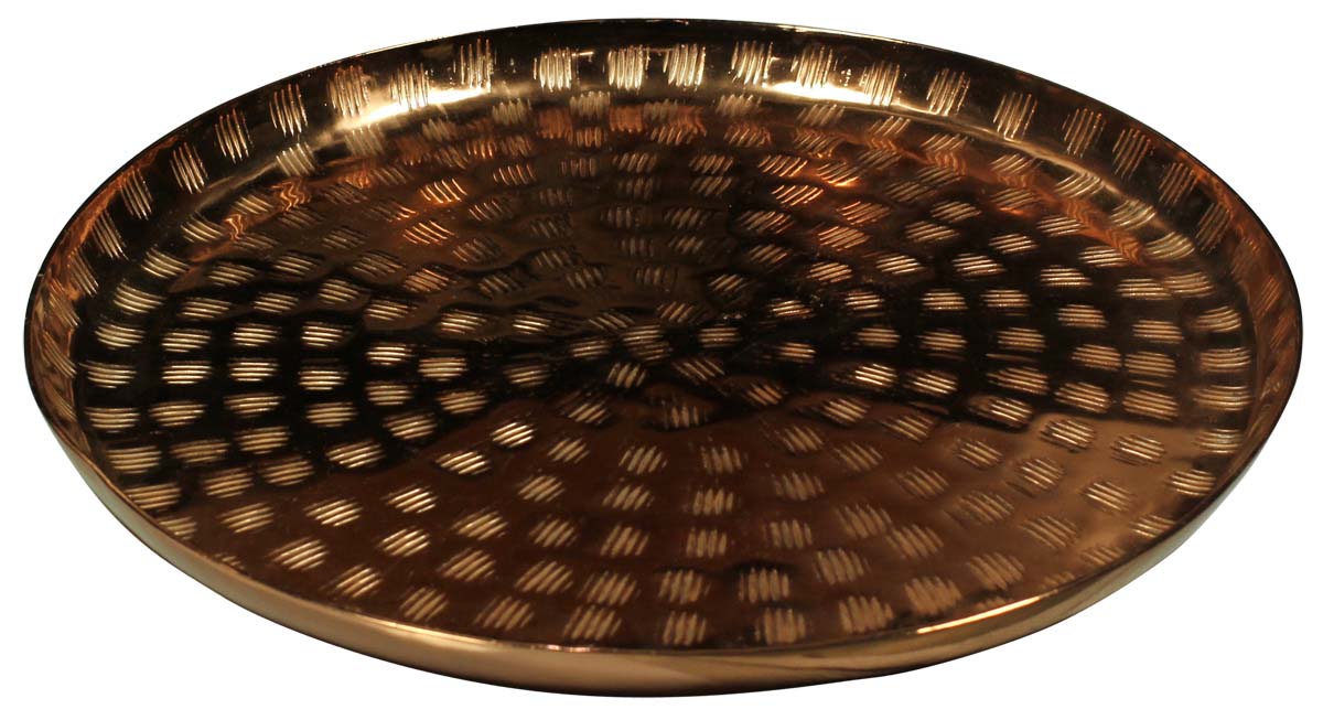 Decorative Plate in Aluminum with Copper Finish – Arabian Home Décor  Buy in Bulk Wholesale