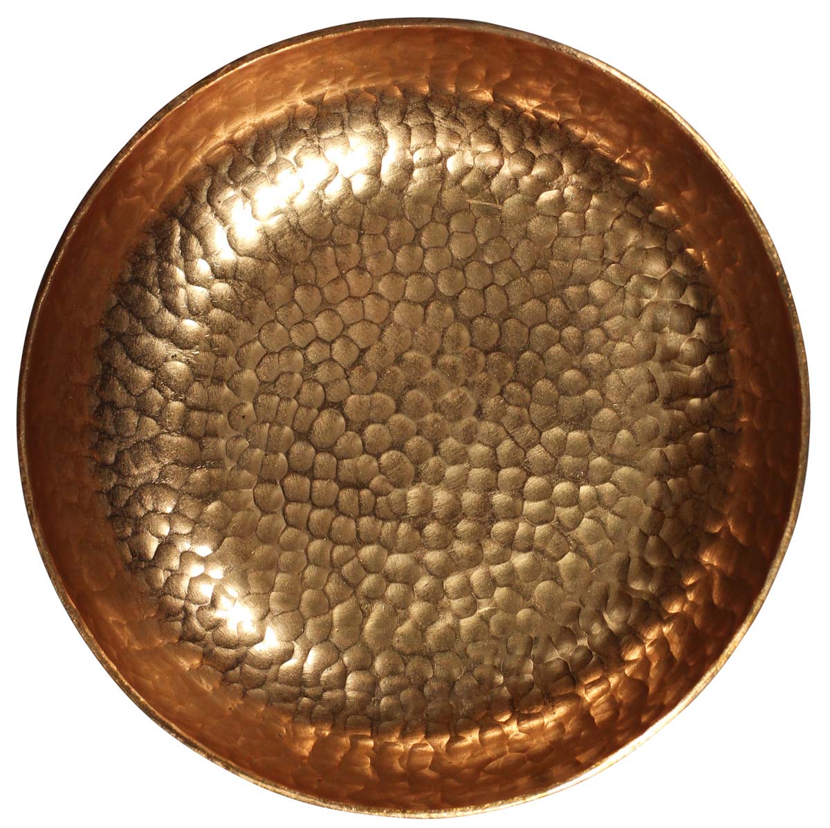 Decorative Metal Bowl with Copper Finish & Black Exteriors – Unique Centerpieces for Dining Tables / Coffee Tables   Buy in Bulk Wholesale