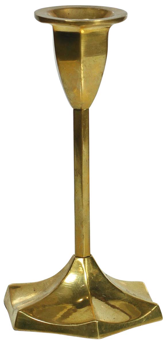 Taper Candle Stand in Brass - Golden Color Finish - Decorative Candle Holders - Buy in Bulk Wholesale
